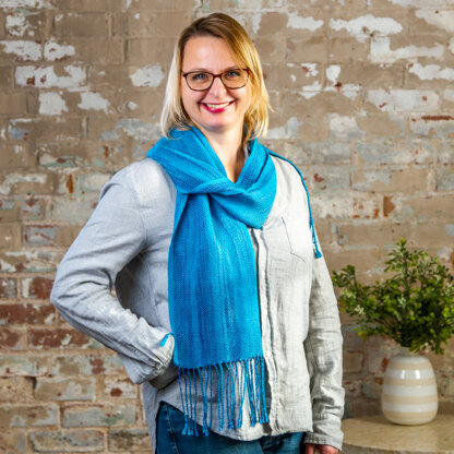 Valley Yarns #228 Ikat-Inspired Scarf For Rigid Heddle PDF