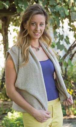 Star Lily Top in Classic Elite Yarns MountainTop Canyon - Downloadable PDF