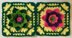 Flower square with border I by HueLaVive