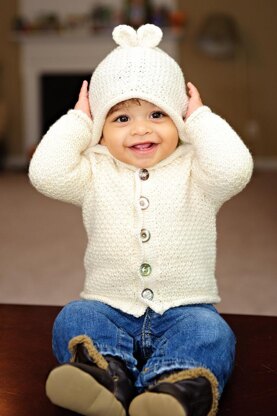 Sugar Bear Hooded Cardi