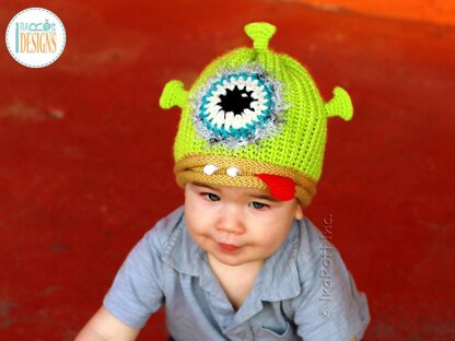 Plutonian Paul Alien Beanie Hat