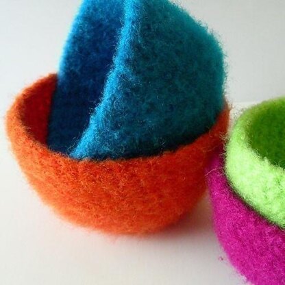 Felted Nesting Bowls