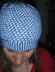 (Snowflake) Basket weave beanie