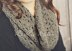 Soft Lace knit infinity scarf pattern