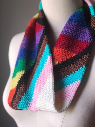 Pride & Progress Cowl (crochet)