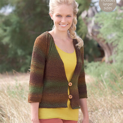 Cardigan in Hayfield Colour Rich Chunky - 7711