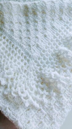 Lacy Baby Afghan/Christening Shawl