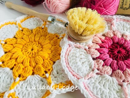 Starburst Daisy Dishcloth