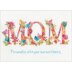 Dimensions  Mom Counted Cross Stitch Kit - 6in x 6in