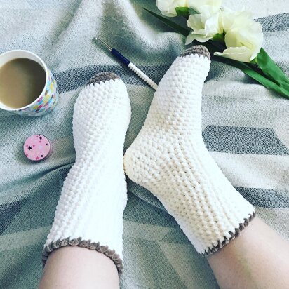 Chenille Bed Socks