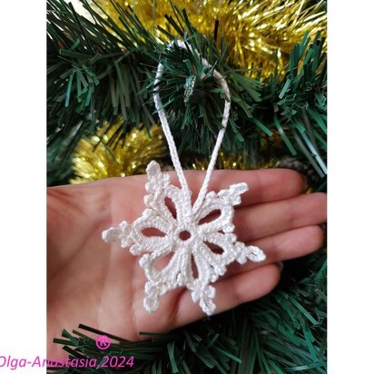 Crochet snowflake 36