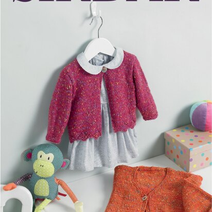 Girl's Cardigans in Sirdar Snuggly Doodle DK - 5209 - Downloadable PDF