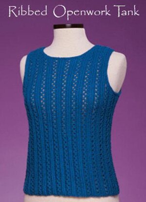 Ribbed Openwork Tank #145