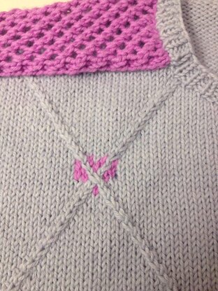 All You Knit Is Love Heart-Gyle Sweater
