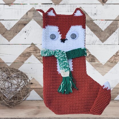 Fox Christmas Stocking