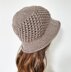 Puff Stitch Tam and Brimmed Hat