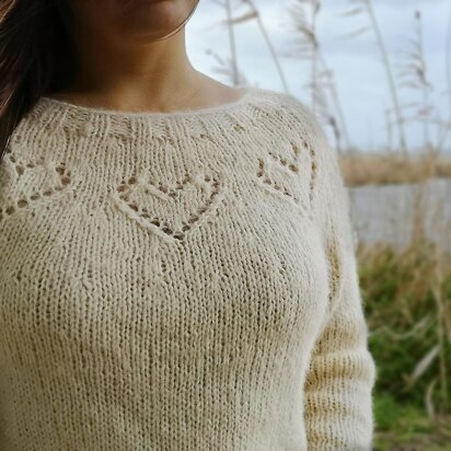 Fluffy Hearts Sweater