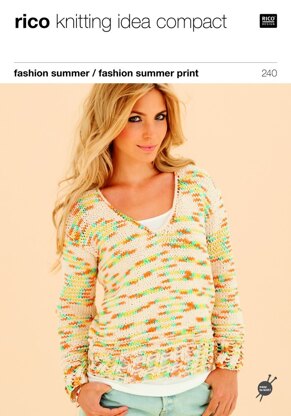 Sweater and Top in Rico Fashion Summer and Fashion Summer Print - 240