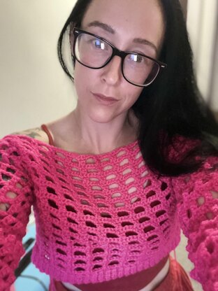 Summer mesh pullover