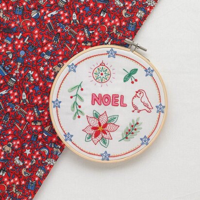 Mint & Make Noel 6" Embroidery Kit