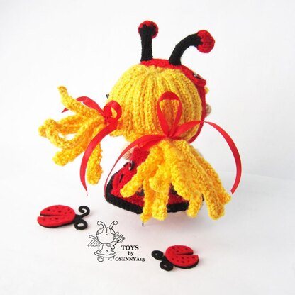 Pebble Doll Ladybug