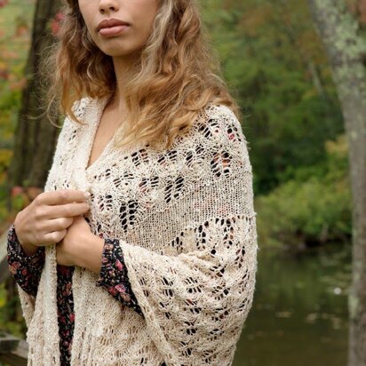 Clew Shawl in Berroco Quinoa - 395-1 - Downloadable PDF