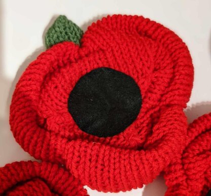 Large Yarn Bombing Poppy