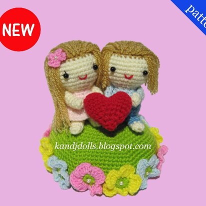 Puppy Love - Valentine Amigurumi Crochet Pattern