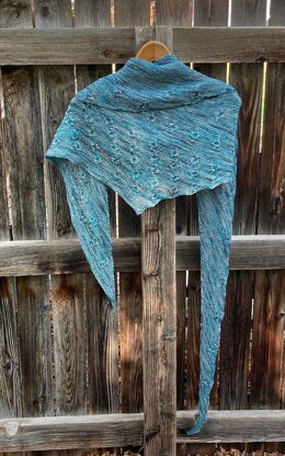 Tide Pools Shawl