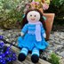 Pansy Rag Doll Knitting Pattern - Toy Knitting Pattern.