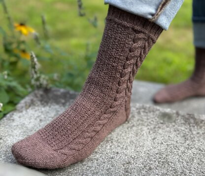 Lynx Moon Socks