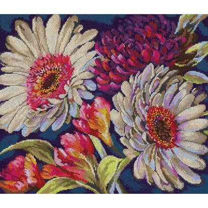 Dimensions Fabulous Floral Counted Cross Stitch Kit