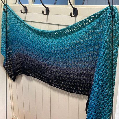 Rectangle Shawl Beautiful Night in Paris