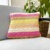 Rainbow Bobble Stitch Pillow