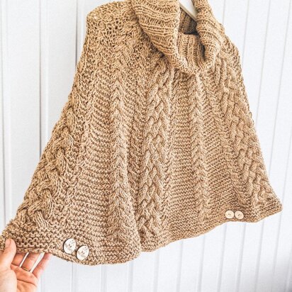 Verona Cable Poncho