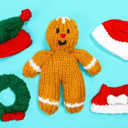 Gingerbread Man with Accessories