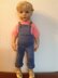 Dungarees and jumper for 18 inch doll