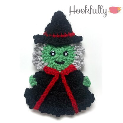 Halloween Witch Applique