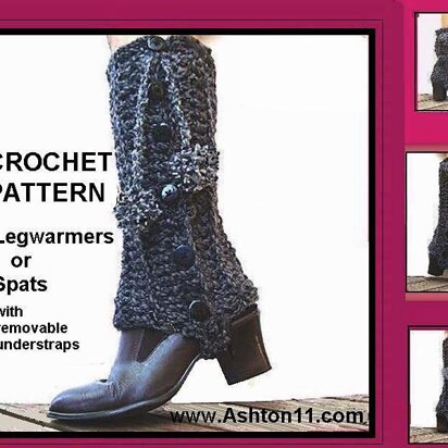 Spats or Leg Warmers | Crochet Pattern by Ashton11