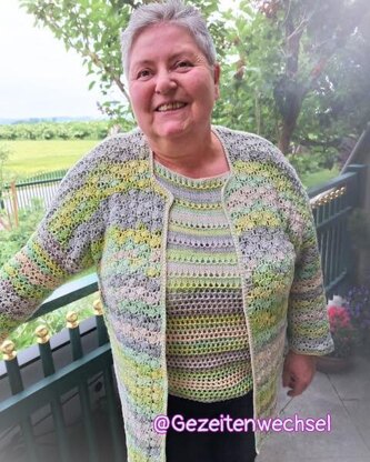 Lace Muschel Cardigan