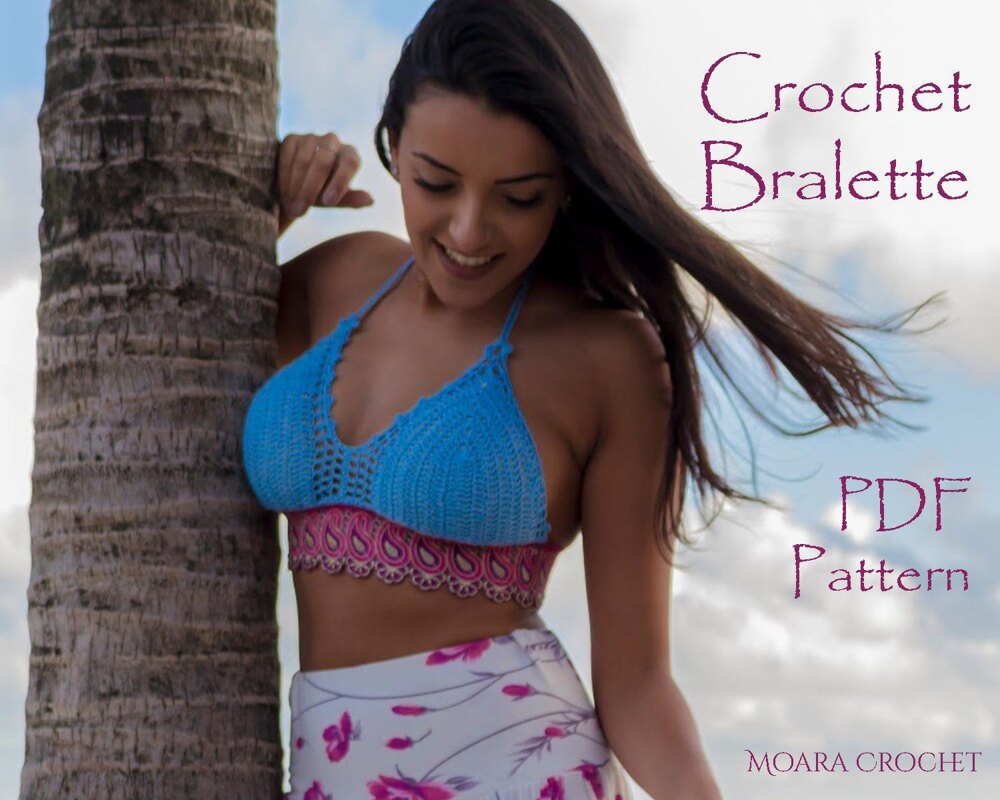 Crop Top Crochet Patterns designed by Moara Crochet