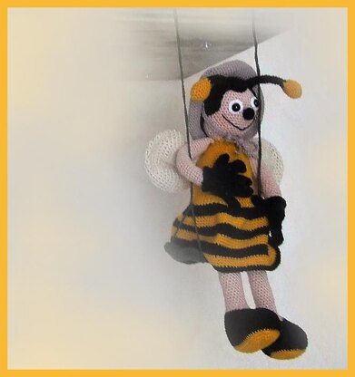 Wasp Wanda amigurumi doll