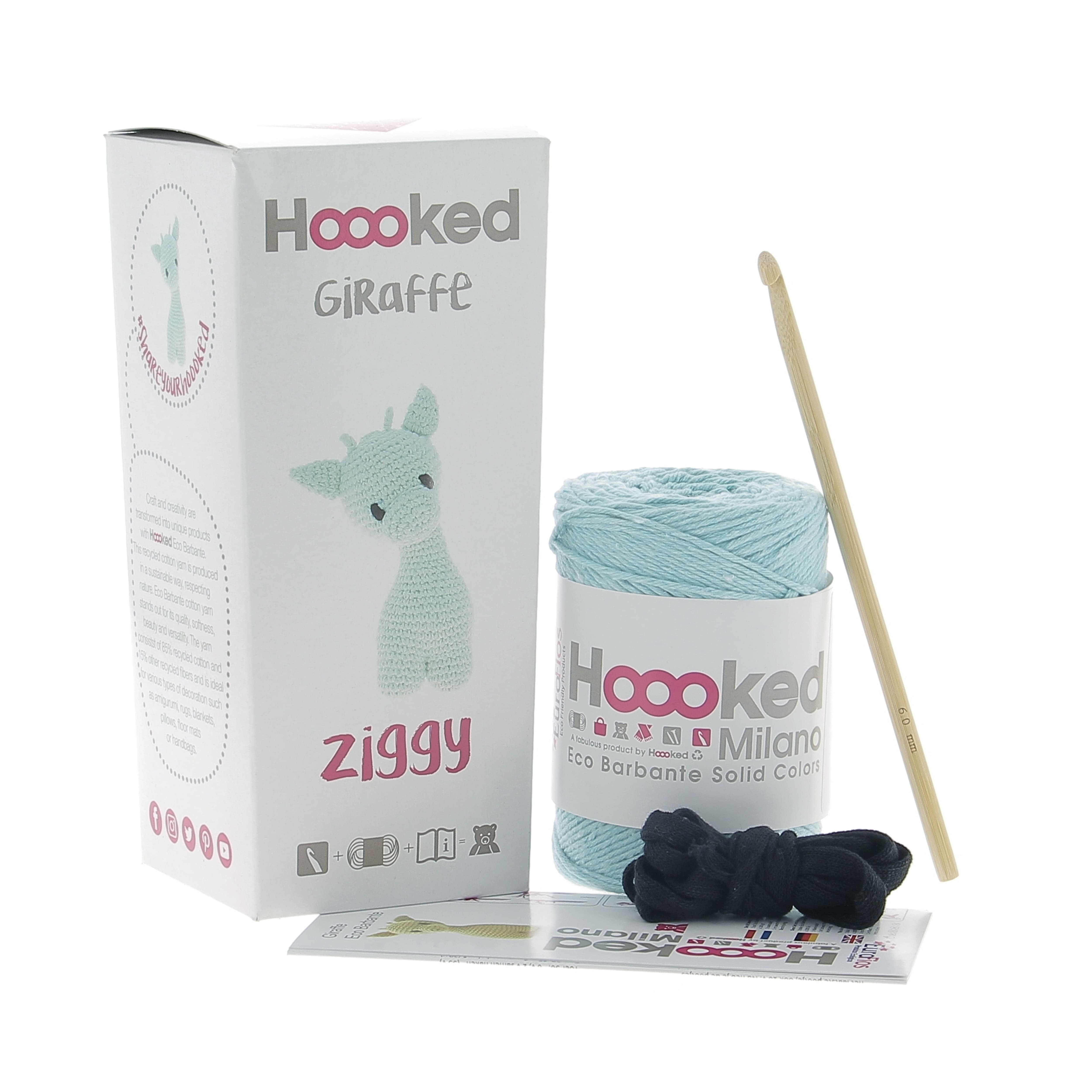 Hoooked DIY Kit - Giraffe Eco Barbante - view 2