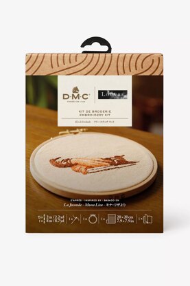 DMC Inspired by Mona Lisa, Leonardo Da Vinci, Le Louvre, Intermediate Embroidery Kit