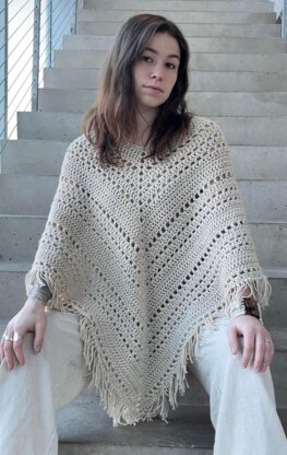 Boho Poncho Crochet Pattern