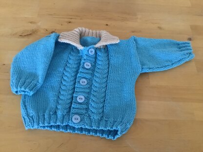 Alex Cardigan, Hat and Bootees in Patons Fairytale Soft 4 Ply - 3246