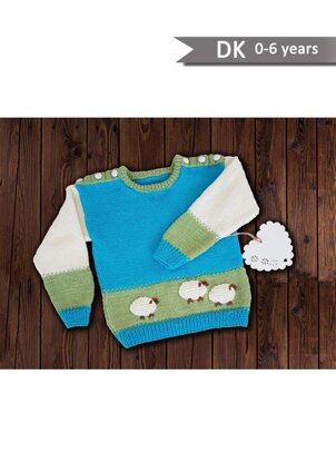 Baa Baa Sweater Jumper for 0 - 6 year olds