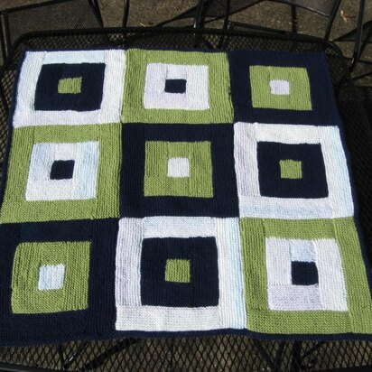 Log Cabin Baby Blanket