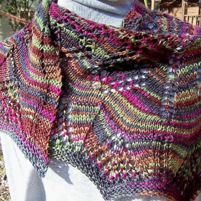 Butterfly Beauty ... a shawlette - knitting pattern