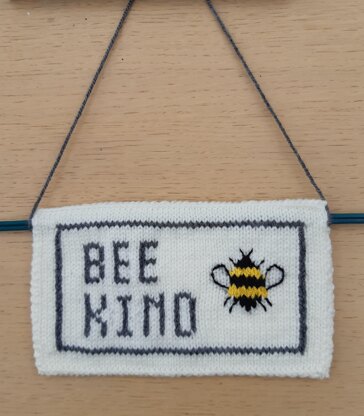 Bee KIND wall plaque